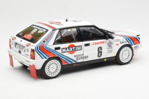 Lancia Delta HF 4WD #6 M. Biasion / T. Siviero Martini Rally Monte Carlo 1987 Kyosho 1:18 08960A Μέταλλο - εικόνα 3 από 8