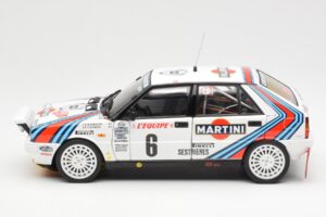 Lancia Delta HF 4WD #6 M. Biasion / T. Siviero Martini Rally Monte Carlo 1987 Kyosho 1:18 08960A Μέταλλο - εικόνα 4 από 8