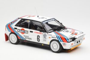 Lancia Delta HF 4WD #6 M. Biasion / T. Siviero Martini Rally Monte Carlo 1987 Kyosho 1:18 08960A Μέταλλο - εικόνα 6 από 8
