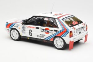 Lancia Delta HF 4WD #6 M. Biasion / T. Siviero Martini Rally Monte Carlo 1987 Kyosho 1:18 08960A Μέταλλο - εικόνα 7 από 8