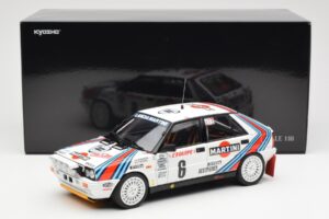 Lancia Delta HF 4WD #6 M. Biasion / T. Siviero Martini Rally Monte Carlo 1987 Kyosho 1:18 08960A Μέταλλο - εικόνα 8 από 8