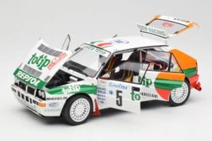 Lancia Delta HF Integrale Evo II Totip #5 A. Aghini / S. Farnocchia Rally Monte Carlo 1993 Kyosho 1:18 08348F Μέταλλο - εικόνα 2 από 8