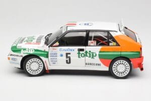 Lancia Delta HF Integrale Evo II Totip #5 A. Aghini / S. Farnocchia Rally Monte Carlo 1993 Kyosho 1:18 08348F Μέταλλο - εικόνα 4 από 8