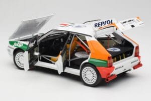 Lancia Delta HF Integrale Evo II Totip #5 A. Aghini / S. Farnocchia Rally Monte Carlo 1993 Kyosho 1:18 08348F Μέταλλο - εικόνα 5 από 8