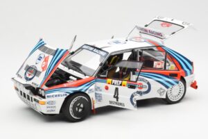 Lancia Delta HF Integrale Evo Martini #4 D. Auriol / B. Occelli Winner Rally Monte Carlo 1992 Kyosho 1:18 08348A Μέταλλο - εικόνα 2 από 8
