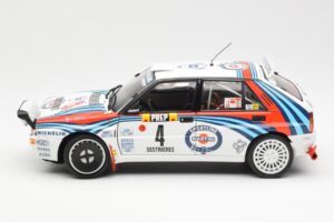Lancia Delta HF Integrale Evo Martini #4 D. Auriol / B. Occelli Winner Rally Monte Carlo 1992 Kyosho 1:18 08348A Μέταλλο - εικόνα 4 από 8