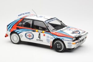 Lancia Delta HF Integrale Evo Martini #4 D. Auriol / B. Occelli Winner Rally Monte Carlo 1992 Kyosho 1:18 08348A Μέταλλο - εικόνα 6 από 8