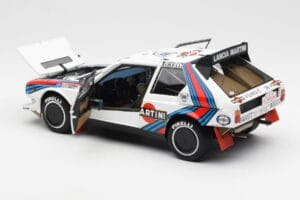 Lancia Delta S4 Martini #4 H. Toivonen / S. Cresto Rally Tour de Corse 1986 AUTOart 1:18 88620 Μέταλλο - εικόνα 5 από 8