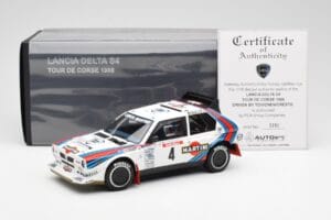Lancia Delta S4 Martini #4 H. Toivonen / S. Cresto Rally Tour de Corse 1986 AUTOart 1:18 88620 Μέταλλο - εικόνα 8 από 8
