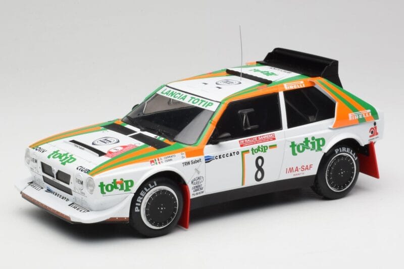 Lancia Delta S4 #8 D. Cerrato / G. Cerri Rally San Remo 1986 IXO 1:18 18RMC133 Μέταλλο