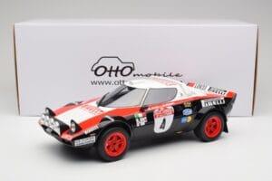 Lancia Stratos HF Gr.4 Μαύρο #0 M. Alen / I. Kivimäki Rally San Remo 1978 Otto 1:12 G088 Ρητίνη - εικόνα 6 από 6