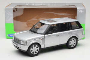 Land Rover Range Rover L322 Ασημί Welly 1:18 12536W Μέταλλο - εικόνα 8 από 8
