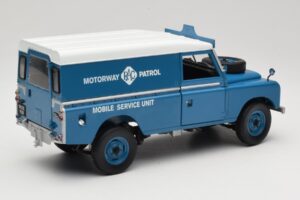 Land Rover Series III 109 Soft Top Motorway Patrol Μπλε Eagles Race 1:18 4403 Μέταλλο - εικόνα 3 από 8