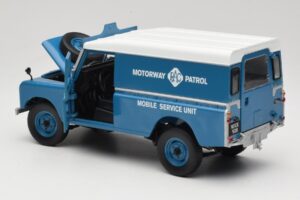 Land Rover Series III 109 Soft Top Motorway Patrol Μπλε Eagles Race 1:18 4403 Μέταλλο - εικόνα 5 από 8