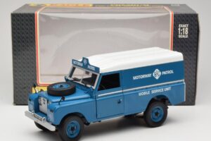 Land Rover Series III 109 Soft Top Motorway Patrol Μπλε Eagles Race 1:18 4403 Μέταλλο - εικόνα 8 από 8