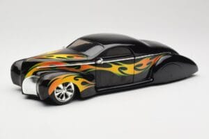 Lincoln Zephyr Scrape Custom Μαύρο με Φλόγες Hot Wheels 1:18 57319 Μέταλλο