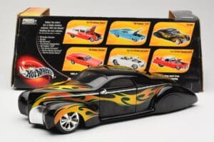 Lincoln Zephyr Scrape Custom Μαύρο με Φλόγες Hot Wheels 1:18 57319 Μέταλλο - εικόνα 8 από 8