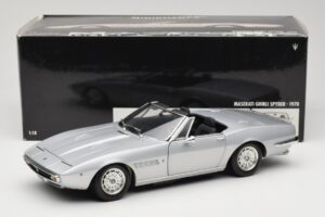 Maserati Ghibli Spyder Ασημί Minichamps 1:18 100122330 Μέταλλο - εικόνα 7 από 7