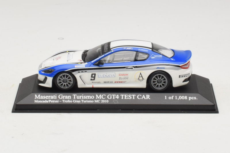 Maserati GranTurismo MC GT4 #9 Moncada / Petrini Maserati MC 2010 Minichamps 1:43 400101209 Μέταλλο