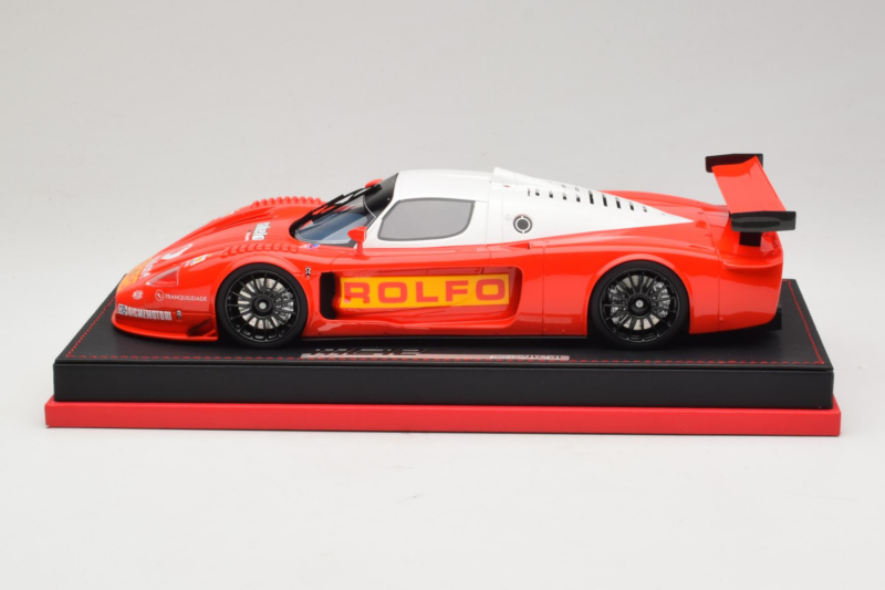 Maserati MC12 Rolfo Κόκκινο Λευκό Gl Model 1:18 REMC031 Ρητίνη