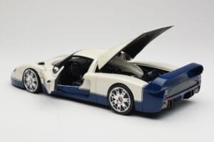 Maserati MC12 Λευκό Μπλε Hot Wheels 1:18 G7158 Μέταλλο - εικόνα 5 από 8