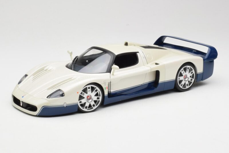 Maserati MC12 Λευκό Μπλε Hot Wheels 1:18 G7158 Μέταλλο