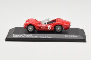 Maserati Tipo 61 #6 R. Penske SCCA National Race Meadowdale 1961 Minichamps 1:43 400611206 Μέταλλο
