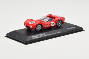 Maserati Tipo 61 #98 C. Shelby Times Mirror Grand Prix Riverside 1960 Minichamps 1:43 400601298 Μέταλλο - εικόνα 2 από 4