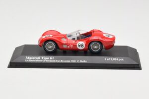 Maserati Tipo 61 #98 C. Shelby Times Mirror Grand Prix Riverside 1960 Minichamps 1:43 400601298 Μέταλλο