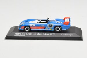 Matra Simca MS670B #12 J-P. Beltoise / J-P. Jabouille / J-P. Jaussaud 24 Hours of Le Mans 1973 Minichamps 1:43 430731112 Μέτα