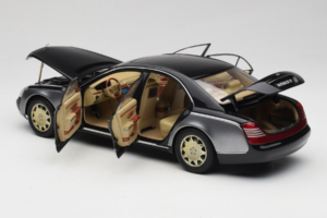 Maybach 57 SWB Caspian Black Himalayas Grey AUTOart 1:18 76151 Μέταλλο - εικόνα 6 από 9
