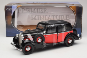 Maybach SW35 Hardtop Μαύρο Κόκκινο Premier Miniature 1:18 PM-38208 Μέταλλο - εικόνα 6 από 6
