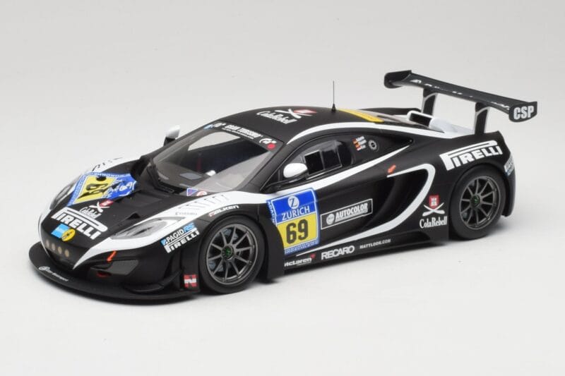 McLaren 12C GT3 Dorr Motorsport #69 C. Adams / M. Klasen 24 Hours Nurburgring 2013 Minichamps 1:18 151131369 Μέταλλο