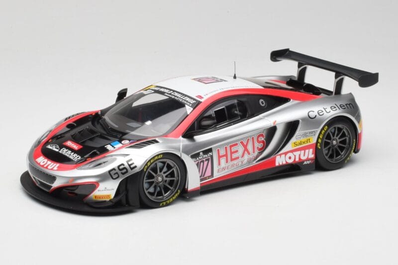 McLaren 12C GT3 Hexis Racing #107 O. Panis / F. Cazenave 24 Hours of Spa 2013 Minichamps 1:18 151131397 Μέταλλο