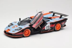 McLaren F1 GTR #39 Gulf R. Bellm / A. Gilbert / M. Sekiya 24 Hours of Le Mans 1997 UT Models 1:18 39725 Μέταλλο - εικόνα 2 από 8