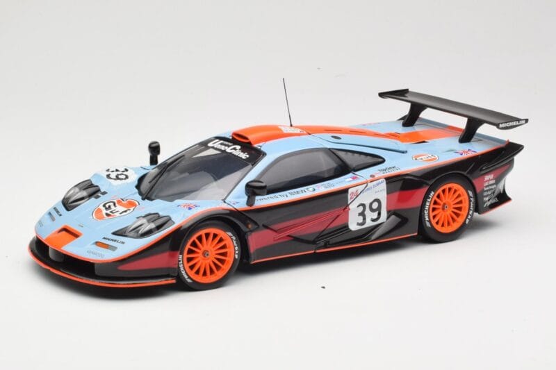 McLaren F1 GTR #39 Gulf R. Bellm / A. Gilbert / M. Sekiya 24 Hours of Le Mans 1997 UT Models 1:18 39725 Μέταλλο