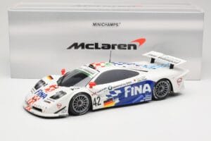 McLaren F1 GTR BMW Motorsport #42 J. Lehto / S. Soper / N. Piquet 24 Hours of Le Mans 1997 Minichamps 1:18 530133742 Μέταλλο - εικόνα 8 από 8