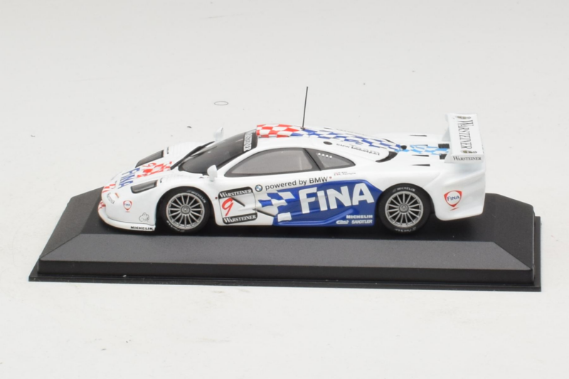 McLaren F1 GTR #9 Fina P. Kox / R. Ravaglia / A. Montermini 24 Hours of Le Mans 1997 Minichamps 1:43 MCLAREN002 Μέταλλο