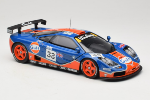 McLaren F1 GTR Gulf #33 R. Bellm / M. Weaver / J-J. Lehto 24 Hours of Le Mans 1996 UT Models 1:18 530161833 Μέταλλο - εικόνα 6 από 8