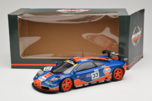 McLaren F1 GTR Gulf #33 R. Bellm / M. Weaver / J-J. Lehto 24 Hours of Le Mans 1996 UT Models 1:18 530161833 Μέταλλο - εικόνα 8 από 8