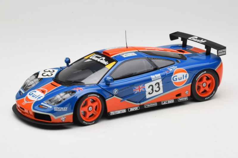 McLaren F1 GTR Gulf #33 R. Bellm / M. Weaver / J-J. Lehto 24 Hours of Le Mans 1996 UT Models 1:18 530161833 Μέταλλο