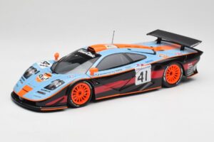 McLaren F1 GTR Gulf #41 P. Gounon / S. Oloffson 24 Hours of Le Mans 1997 Minichamps 1:18 530133741 Μέταλλο