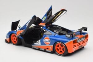 McLaren F1 GTR Gulf Racing #33 S. Bellm / A. Weaver / J. Lehto 24 Hours of Le Mans 1996 Minichamps 1:18 530133633 Μέταλλο - εικόνα 5 από 8