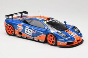 McLaren F1 GTR Gulf Racing #33 S. Bellm / A. Weaver / J. Lehto 24 Hours of Le Mans 1996 Minichamps 1:18 530133633 Μέταλλο - εικόνα 6 από 8