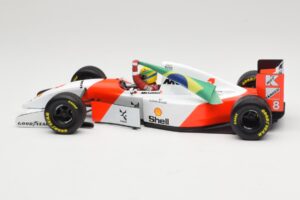 McLaren MP4/8 Ford #8 A. Senna Winner European GP Donington 1993 Minichamps 1:18 540931848 Μέταλλο - εικόνα 3 από 6