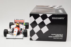 McLaren MP4/8 Ford #8 A. Senna Winner European GP Donington 1993 Minichamps 1:18 540931848 Μέταλλο - εικόνα 6 από 6