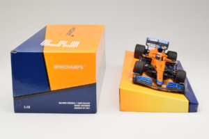 McLaren MCL35M Mercedes #3 D. Ricciardo McLaren F1 Team Bahrain Grand Prix 2021 Minichamps 1:18 533211803 Ρητίνη - εικόνα 6 από 7
