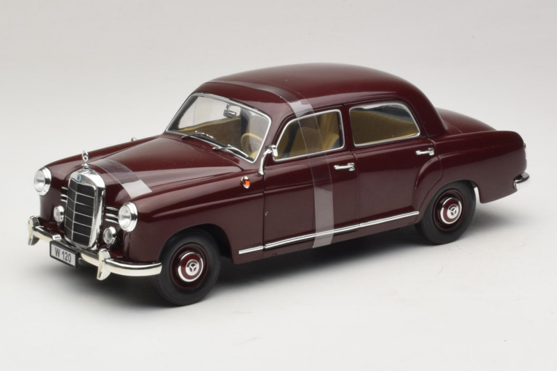 Mercedes 180 Ponton Σκούρο Κόκκινο Revell 1:18 08876 Μέταλλο