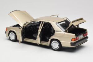 Mercedes 190E W201 2.3-16 Smoke Silver Metallic Norev 1:18 183831 Μέταλλο - εικόνα 5 από 8