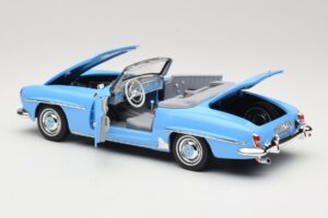Mercedes 190 SL W121 Γαλάζιο Norev 1:18 183400 Μέταλλο - εικόνα 5 από 8